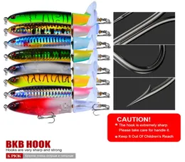 Trattore a elica da 8 pcsset di alta qualità pesce duro pesca pesca esca artificiale 11cm15g6 hook2879076