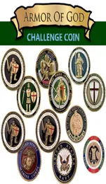American Military Challenge Coin Navy Air Force Marine Corps Corps Armor of God Challenge Badge Badge Collection Gifts239E3043421263