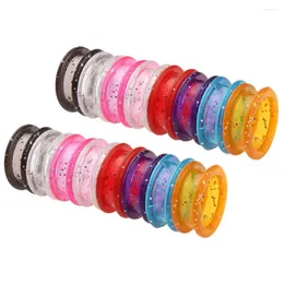 Dog Apparel 20 Pcs Protective Ring Scissors Pet Grooming Thumb Rings Silica Gel Silicone Finger