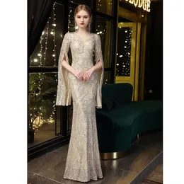 Dubai Saudi Arabic Mother of the Bride long sleeves Vestido De Novia Prom Dress Wedding Guest Gowns Plus Size Mother Of Groom Party Wed prom Guest Evening Gowns