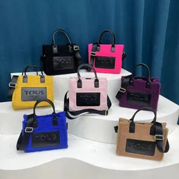 Bolsas de grife touss toute saco de senhora feminina elegante la rue audree crossbody saco de fibra de fibra crossbody de alta qualidade sacolas aleatórias