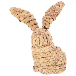 Figurine decorative Pasqua manuale di figura di paglia Ornament figurina di figura di figura di figura di figura