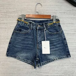 Jeans femininos shorts shorts soltos finos com orifícios e borlas de verão calças sexy