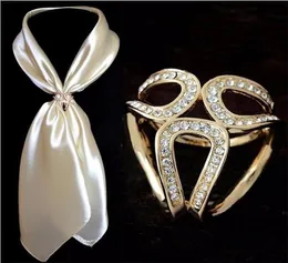 Pimler broşlar moda kadın broş pim eşarp klipler düğün çember kristal tutucu ipek şal eşarp tokası takılar hediye 3201679