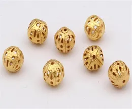 1000 pezzi di lotto nuovo ciondoli a sfioro sciolto perline per distanziatore in rame in oro 4mm290e8220611