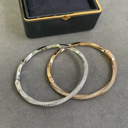 trendy jewelry new arrival bracelet full cubic zirconia lock bracelets for women top quality
