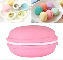 Mini Jewelry Storage Case Macaroon Round Solid Color Gift Box Necklace Earrings Ring Fashion Makeup Organizer Accessory 0 51ct G21058618