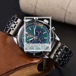 ラバーストラップリストウォッチメン用ブライタル照明時計Quartz Watch AAA Luxury Chronograph Clock Stainless Steel Breiting Watch Breightling Shelby Cobra B01シリーズ828