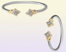 Bangle Ed Wire Bracelet Antique Cable Bangles Bangles Luxury Designer Brand Vintage Love Gristment Gift Женщины браслеты манжеты 21040820110354203957