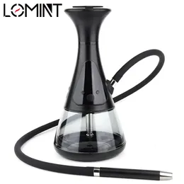 Lomint Electronic Howah shisha set chicha complete bleantible leithium pertate درجة حرارة narguile 240510