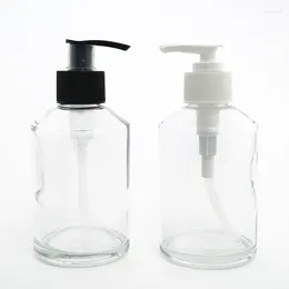 Storage Bottles 60pcs Clear Conditioner Shampoo 200 ML Spray Atomizer Glass Containers Travel Cosmetic Parfume Alcohol Bottle Dispenser