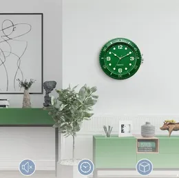 Duvar saatleri lüks saat modern tasarım sessiz kuvars iğne süpürme ikinci ev yaratıcı su hayalet