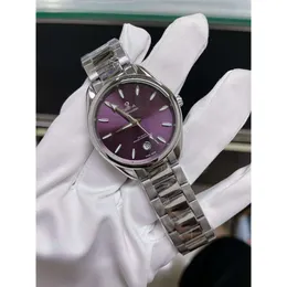 Womenwatch Seamaster Women смотрит, как ThirtySix 5A Высококачественное кварцевое движение Quartz Watchmen 007 Omegawatch Watchmen Date Montre Jason007 Watchbox 39JZ