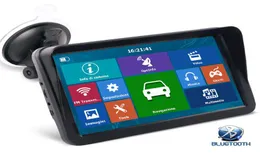 HD 자동 9 인치 트럭 GPS 네비게이터 Bluetooth Avin 지원 여러 차량 지원 선샤이드 쉴드 8GB MAPS2300060