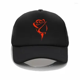 Ball Caps The Red Rose Print Baseball For Men And Women Summer Youth Hip Hop Hats