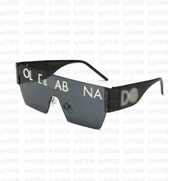 شعار كلاسيكي D G Sunglasses مصمم النظارات النسائية الكل في واحد عدسات الرجال الرياضة الأشعة فوق البنفسجية