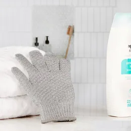 Accessori per utensili da bagno Beauty BEAZIA 2 in 1 guanti per la pulizia del corpo e il colore esfoliante possono variare a 2 conteggi consegna a goccia salute dhzko ottdj