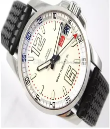 2020 Sprzedaj Miglia White Dial Men039s Automatyczny ruch zegarek ze stali nierdzewnej męskie sportowe zegarek gumowy pasek 4260287