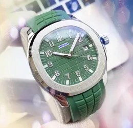 Tre strites famosi da uomo di moda orologi per il tempo quadrato Scheletro quadrato orologio giappone giappone movimenti in gomma Presidente Crystal Mirror Chain Watches Gifts