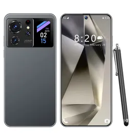 5G Original Mobiltelefon S24 Ultra mit echtem Sekundärbildschirm 7.0HD -Bildschirm 16G+1T 48 MP+72 MP Android13 Celulare Dual SIM -Gesicht entsperrt