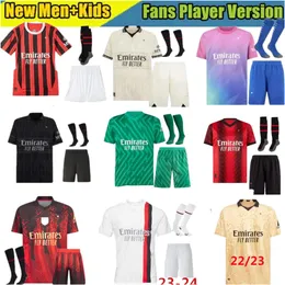 23 24 Koche Pulisic Rafa Lea Soccer Jerseys AC 2023 2024 Milans Reijnders Loftus-Cheek Maignan Giroud Football Shirts Theo 16-xxl