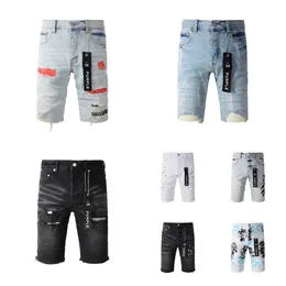 Jeans viola pantaloncini da uomo designer corto jeans buche dritte night club estate blu ksubi jeans pantaloncini pantaloni pantaloni in stile lussuoso patch di lusso dello stesso stile jeans