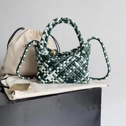 Tosca Handtasche Klassische Klassische kleine gewebte Handtasche Intrecciato Lederweberei Handwerkskunst Leder gewebt Totes Lady Weaving Modes Bags Strickperlen