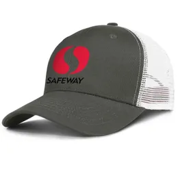 Safeway Inc Męs i damskie regulowane ciężarówki meshcap dopasowany pusty drużyna modna baseballhats Supermarket łańcuchy Ameryki Flag Safe6099024