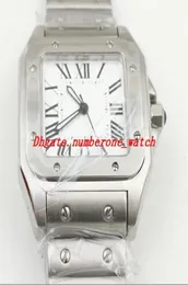 Multistyle Link Unisex Watch Wristwatch WSSA0010 Medium 35mm Automatisk vit urtavla rostfritt stål armband lyxklocka 3913310