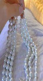 Ins Fashion Crystal Saturno Necklace a pendente Cristal Naszyjnik Pearl Choker Collane per donne Feeding Gioielli Fine Girls6724779