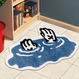 Падший ковер мультфильм веселый рисунок ковер гостиная входные напольные полы коврик