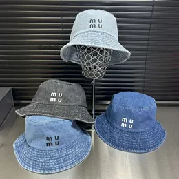 Mui Mui Bucket Hat Hat Hat Hat Hats For Women Homem Sun Prevent Letters Baskeball Caps Beanie Baseball Cap Leisure Fishing Dress