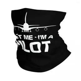 Bandanas confia em mim eu sou um piloto gole de pescoço homens mulheres proteção UV Plano de inverno avião voando aviação presente bandana lenço para andar de bicicleta