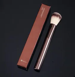 Hg FoundationBlush Brush No2 Metal Darkbronze Handle Darkbronze