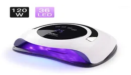 Sun BQ5T UV LED LED LUBLHA DE NEADS DECEDOR 120W Lâmpada de gelo manicure Lâmpada de unha 6534071