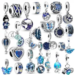 925 Sterling Silver Fit Pandoras Charms perle braccialetti fascino Pendente a tartaruga grafica