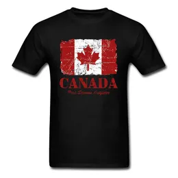 Męskie koszulki Kanada Flag Maple Leaf Country Y2K T-shirty męskie wysokie quty moda swobodne topy