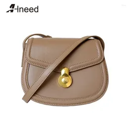 حقيبة Alneed 2024 Half Moon Handbags أصلية مصمم الكتف المصمم Mini Crossbody أكياس لطيفة