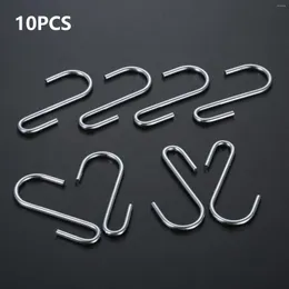 Hooks 10pcs S-shaped Design Hanging For Kitchenware Spoons Pans Pots Coffee Mugs Utensils Bags Plants Gardening Tools Clothes