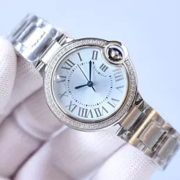 Классические женщины Механические часы часы Quartz Watch 33 -мм водонепроницаемые модные наручные часы Ballon Bleu de