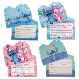 Party Favor 10pcs/Pack Stitch Temat Baby Shower Zaproszenia Dekoracja dzieci chłopcy Favors Birthday Events