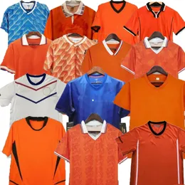 Retro 1988 Soccer Jerseys 88 Van Basten 1997 1998 1994 Holland BERGKAMP 96 97 98 14 Gullit Rijkaard DAVIDS 2000 2008 high quality classic football shirts
