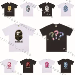 Bapestars 셔츠 그래픽 Tshirt des hommes tshirts 캐주얼 티셔츠 럭스 여름 옷 camisetas hombre 의류 짧은 슬리브 디자이너 티 자매 고급 셔츠