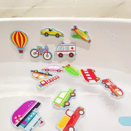 Baby Bad Spielzeug Boot Kognitive schwimmende Spielzeugschaum Eva Puzzle Baden für Kinder Kinder Badezimmer Spiel Wasserspiel 240510