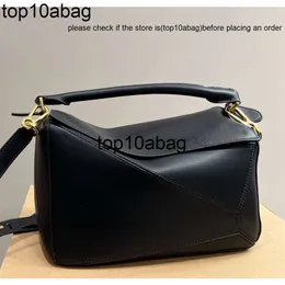 Loewebag Puzzle Designer Bag Luxury Luxine Leather Leather Handbag Bucket Womann الجودة