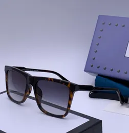 0650 Neue Sonnenbrille Designer Fashion Brille Square Frame Coating Objektiv Carbon Faser Brillen UV400 Schutz mit Case4847245