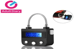 Adult Diary Electronic Bondage Lock, BDSM Fetish Handcuffs Mouth Gag Timing Switch Adult Games Sex Toys for Couples Y2006163480350