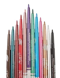 12Colorslot Eye Liner Glitter Shadow Lip Eyeliner Pencil Penc Commetic Make Up مجموعة مجموعة من النساء مع Retract3668683