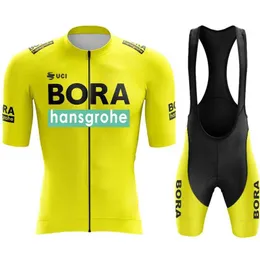 Fan tops Tees Summer Cycling Clothing 2024 MTB Jersey Uci Bora Clothes Mans Cycle Mens Set Set Bike Sports Pants Gel Unifort Road Q240511