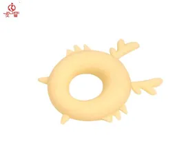 Cockrings jiuai sarı özelleştirilmiş silikon yeniden kullanılabilir horoz halkaları seks oyuncakları erkekler için yetişkin mastürbasyon5770562